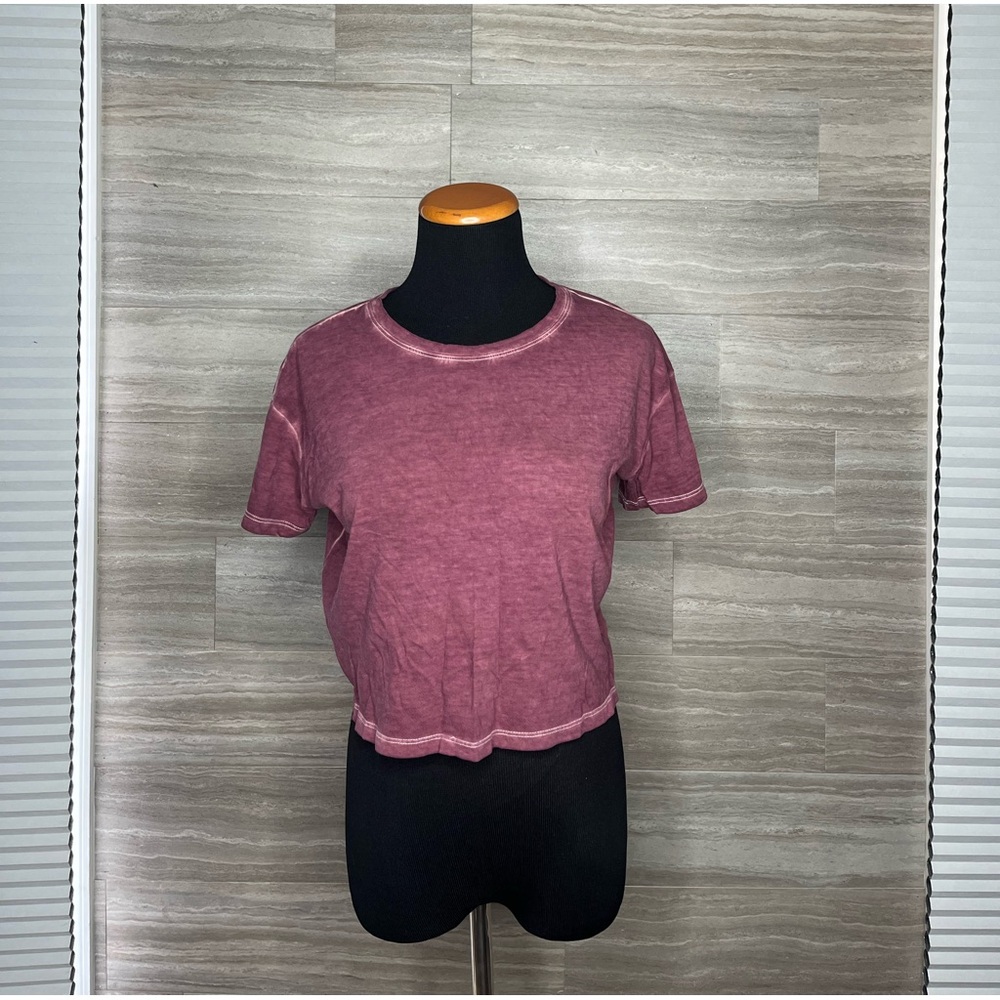 Women's Dark Pink Crop Top